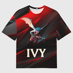 Футболка оверсайз мужская Плющ Deadlock, цвет: 3D-принт