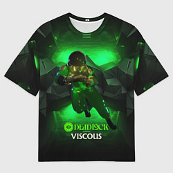 Футболка оверсайз мужская Deadlock Viscous, цвет: 3D-принт