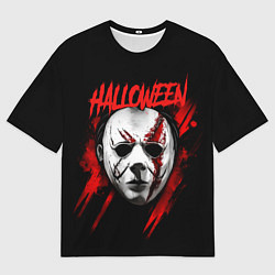Футболка оверсайз мужская Halloween Michael Myers, цвет: 3D-принт