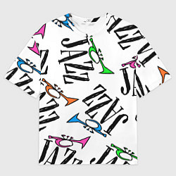 Мужская футболка оверсайз Just jazz in color