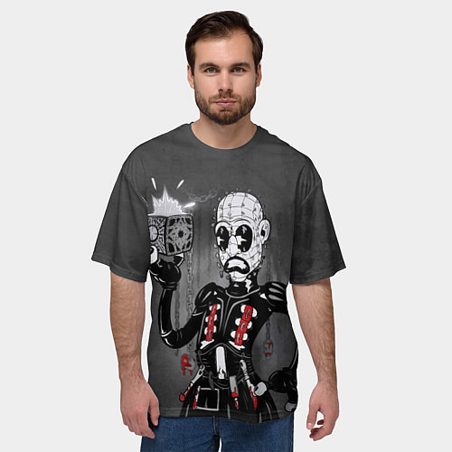 Мужская футболка оверсайз Восставший из ада - Мультфильм / 3D-принт – фото 3