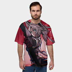 Футболка оверсайз мужская Honkai Star Rail Feixiao, цвет: 3D-принт — фото 2