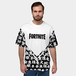 Футболка оверсайз мужская Fortnite japan game, цвет: 3D-принт — фото 2