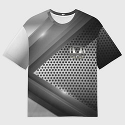 Футболка оверсайз мужская Honda metal motors, цвет: 3D-принт