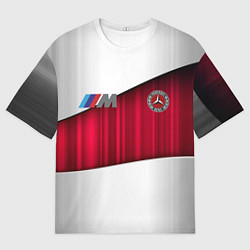 Футболка оверсайз мужская Mercedes amg, цвет: 3D-принт