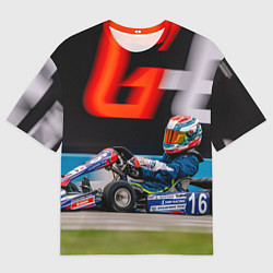 Футболка оверсайз мужская Микро 2024 номер 16, цвет: 3D-принт