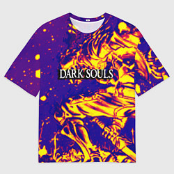 Футболка оверсайз мужская Darksouls рыцарь, цвет: 3D-принт