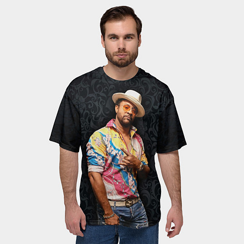 Мужская футболка оверсайз Shaggy - bombastic / 3D-принт – фото 3