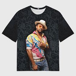 Футболка оверсайз мужская Shaggy - bombastic, цвет: 3D-принт