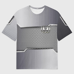 Футболка оверсайз мужская Honda metal steel, цвет: 3D-принт