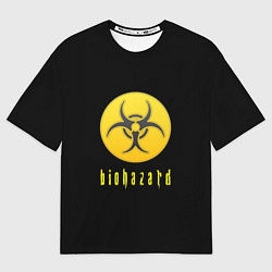 Футболка оверсайз мужская Resident Evil biohazard, цвет: 3D-принт