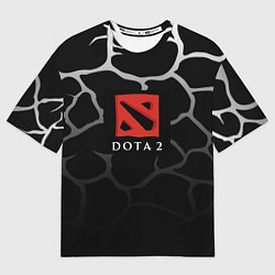 Футболка оверсайз мужская DOTA2 земля, цвет: 3D-принт