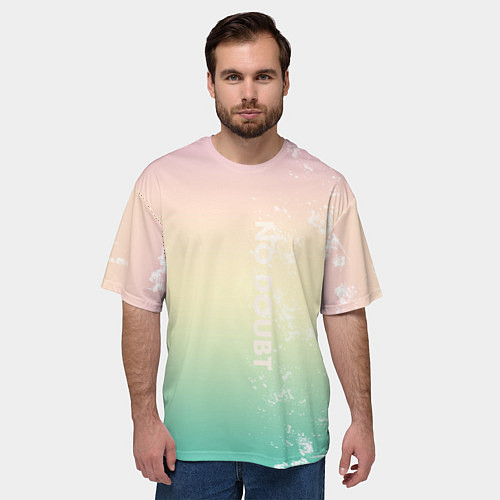 Мужская футболка оверсайз No doubt / 3D-принт – фото 3