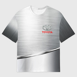Футболка оверсайз мужская Toyota metalic brend, цвет: 3D-принт