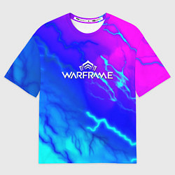 Футболка оверсайз мужская Warframe neon storm, цвет: 3D-принт