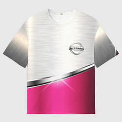 Мужская футболка оверсайз Nissan auto metal