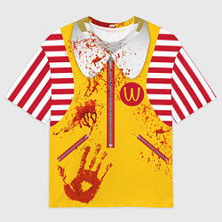 Футболка оверсайз мужская Рональд Макдональд верх, цвет: 3D-принт