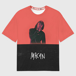 Футболка оверсайз мужская Macan - Singer, цвет: 3D-принт
