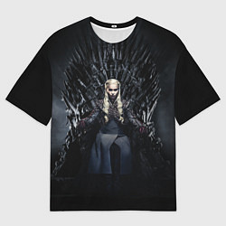 Футболка оверсайз мужская Дейнерис Таргариен игра престолов, цвет: 3D-принт