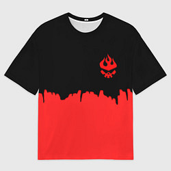 Футболка оверсайз мужская Гуррен-Лаганн абстракция, цвет: 3D-принт