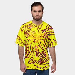 Футболка оверсайз мужская Ведьмак школа дракона, цвет: 3D-принт — фото 2