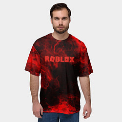 Футболка оверсайз мужская Roblox space, цвет: 3D-принт — фото 2