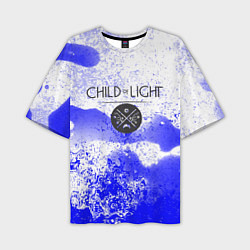 Футболка оверсайз мужская Child of Light брызги красок, цвет: 3D-принт