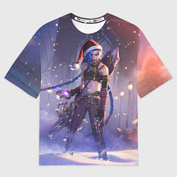 Футболка оверсайз мужская Happy New Year Jinx, цвет: 3D-принт
