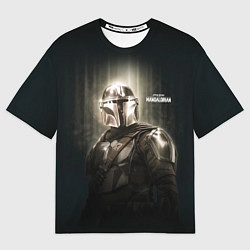 Футболка оверсайз мужская Din Djarin - The Mandalorian, цвет: 3D-принт