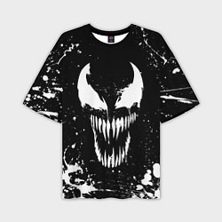 Футболка оверсайз мужская Venom logo, цвет: 3D-принт