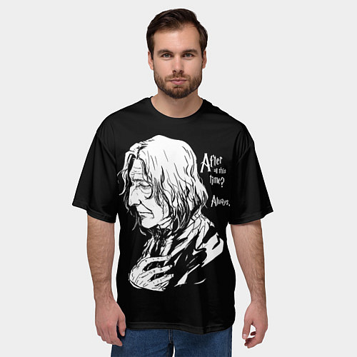 Мужская футболка оверсайз После стольких лет / 3D-принт – фото 3