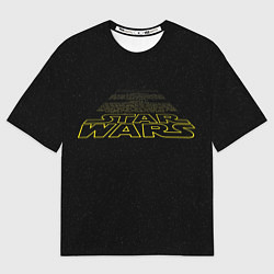 Футболка оверсайз мужская Star Wars - вступительные титры, цвет: 3D-принт