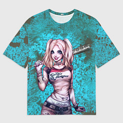 Футболка оверсайз мужская Harley Quinn, цвет: 3D-принт