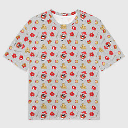 Мужская футболка оверсайз Щелкунчик и игрушки