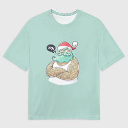 Футболка оверсайз мужская Современный дед мороз, цвет: 3D-принт