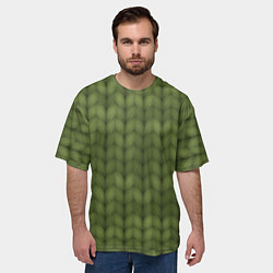 Футболка оверсайз мужская Лесное тепло, цвет: 3D-принт — фото 2