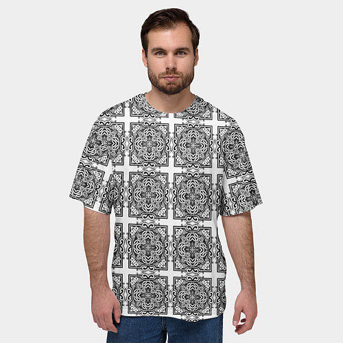 Мужская футболка оверсайз Средневековье / 3D-принт – фото 3