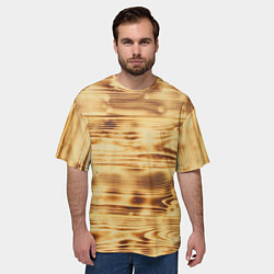 Футболка оверсайз мужская Доски, цвет: 3D-принт — фото 2