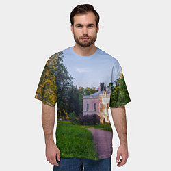 Футболка оверсайз мужская Дворец Петра III в Ораниенбауме, цвет: 3D-принт — фото 2