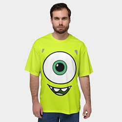Футболка оверсайз мужская Майк Вазовски, цвет: 3D-принт — фото 2