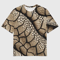 Мужская футболка оверсайз Найди змею