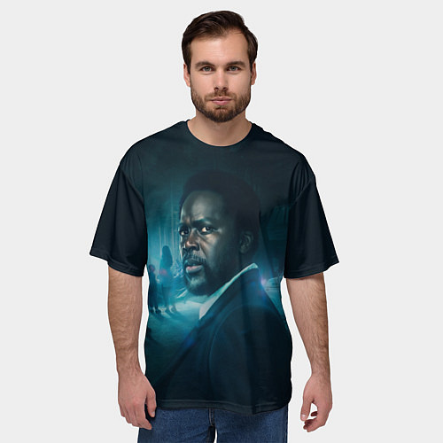 Мужская футболка оверсайз Извне / 3D-принт – фото 3
