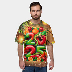 Футболка оверсайз мужская Змеи к нам приходят, цвет: 3D-принт — фото 2