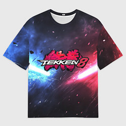 Мужская футболка оверсайз Сопротивление в Tekken 8