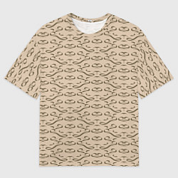 Футболка оверсайз мужская Виньетка, цвет: 3D-принт