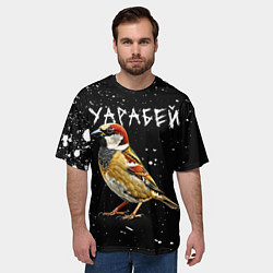 Футболка оверсайз мужская Уарабей, цвет: 3D-принт — фото 2