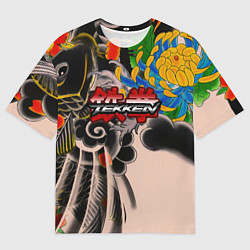Футболка оверсайз мужская Tekken tatoo japan, цвет: 3D-принт