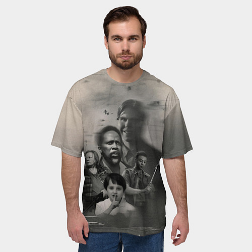 Мужская футболка оверсайз Персонажи Извне / 3D-принт – фото 3