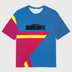 Футболка оверсайз мужская Rainbow six stargame, цвет: 3D-принт