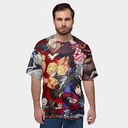 Футболка оверсайз мужская Клинок, рассекающий демонов аниме, цвет: 3D-принт — фото 2